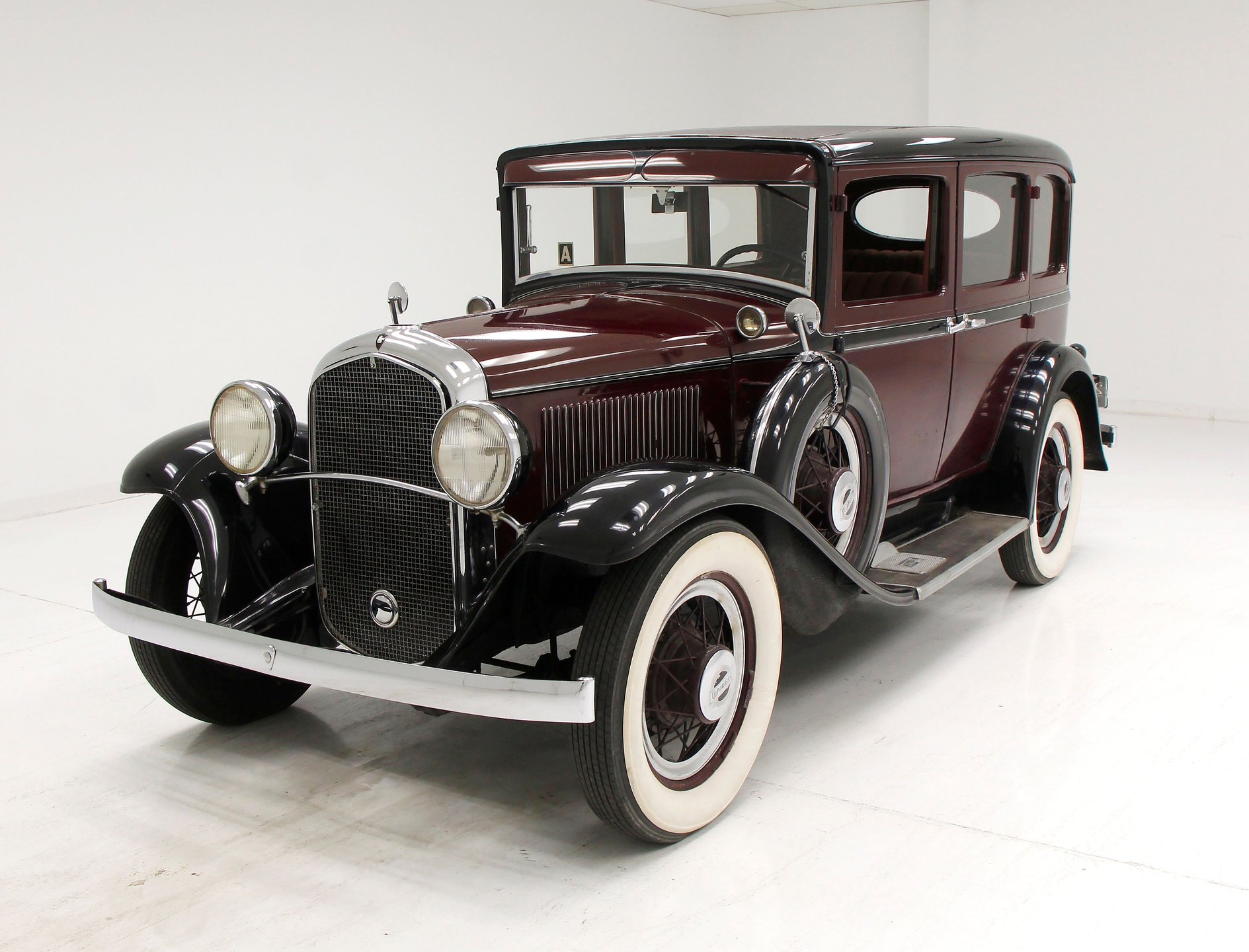 1931 Plymouth Model PA Sedan in Maroon
