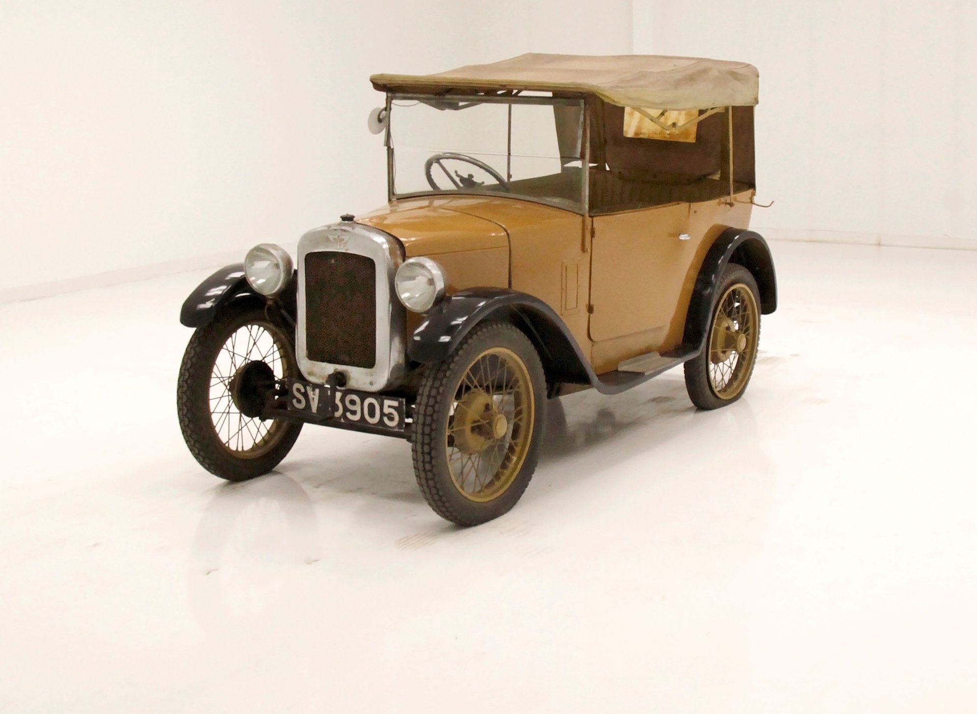 1929 Austin Seven Cabriolet in Yellow