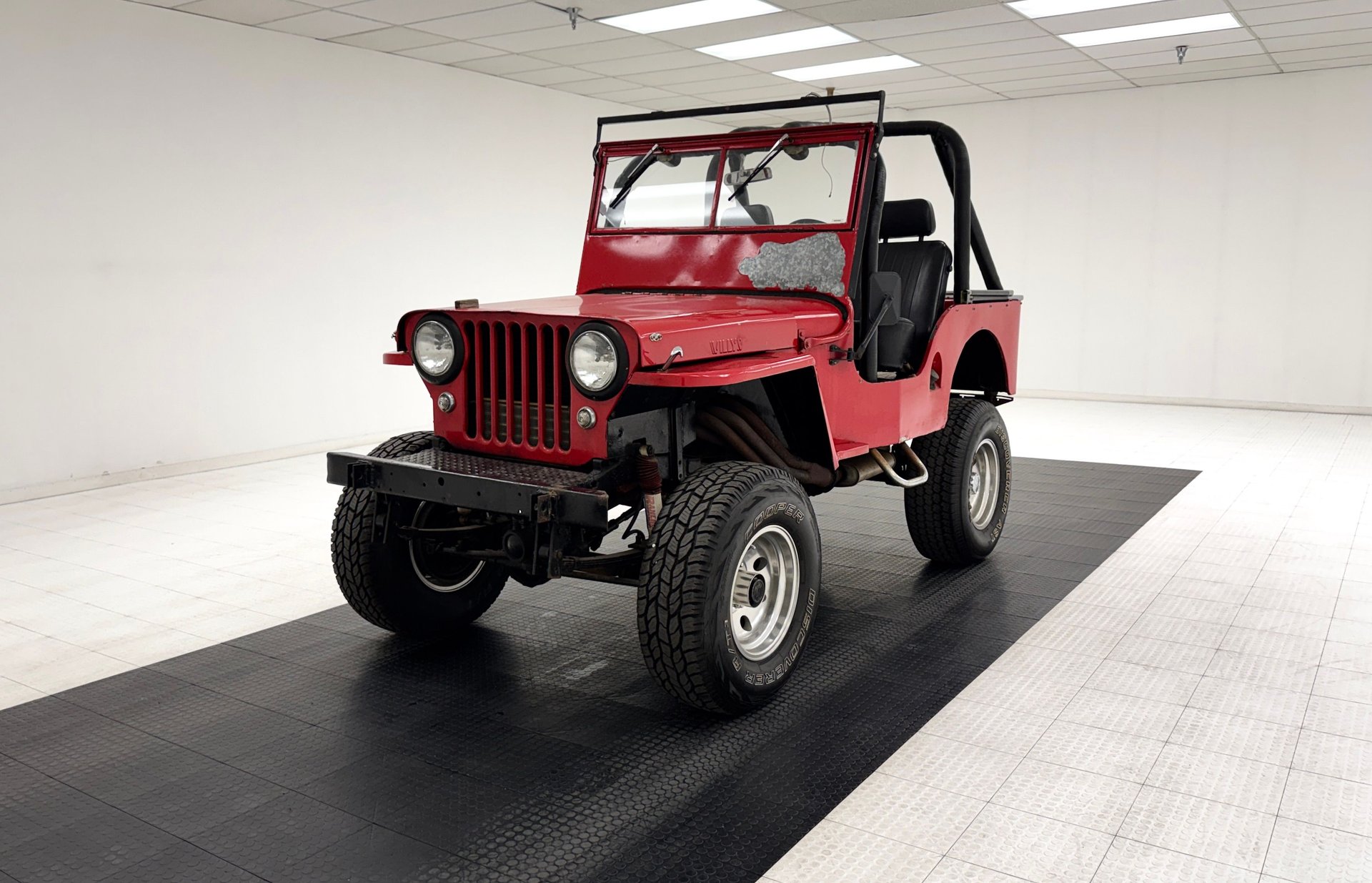 1947 Willys CJ2A in Red