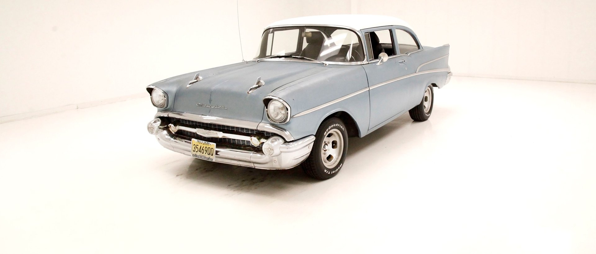 1957 Chevrolet 210 in Light Blue
