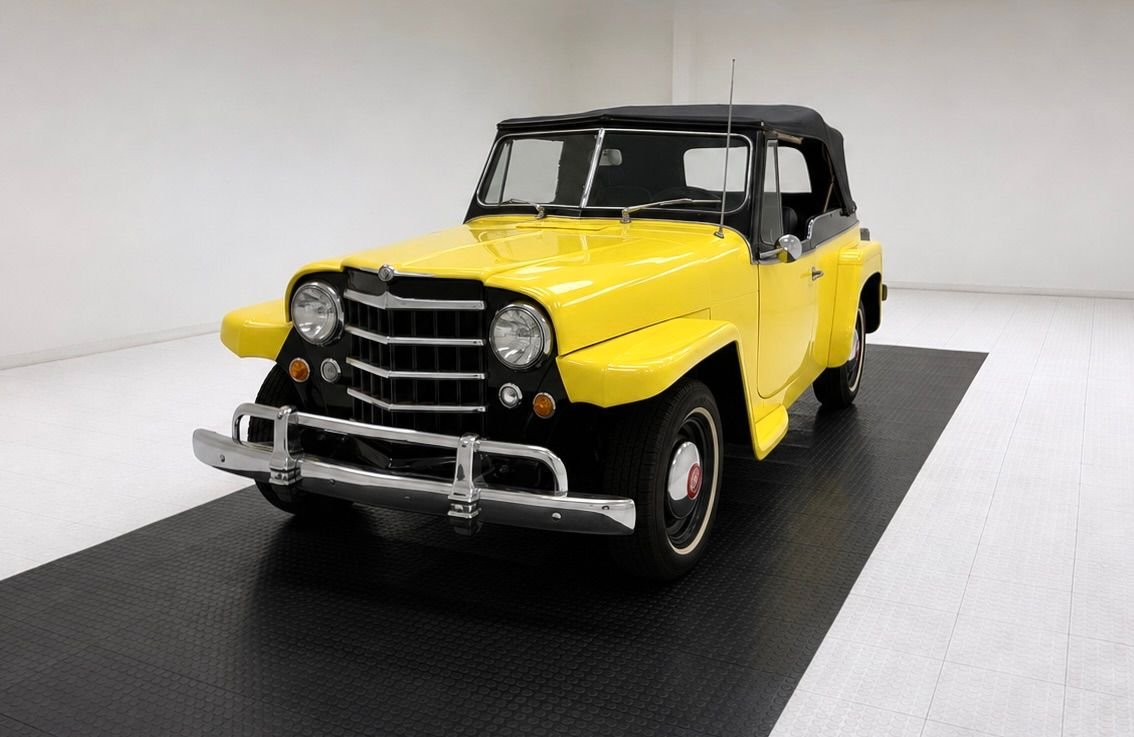 1949 Willys Jeepster in Yellow