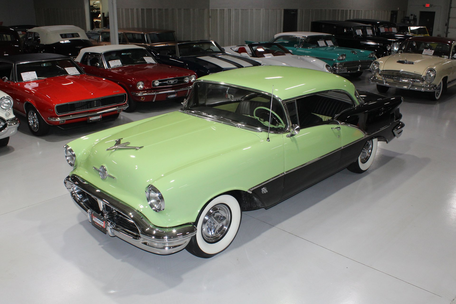 1956 Oldsmobile Super 88 in Lime/Black Two-Tone