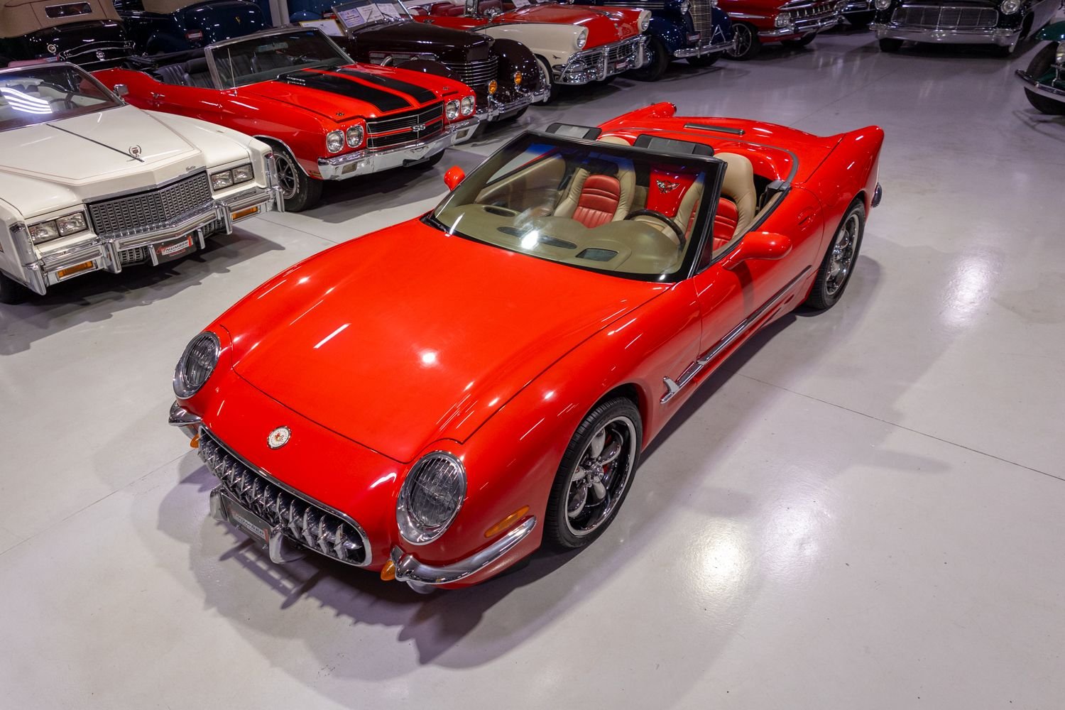 2000 Chevrolet Corvette 50th Anniversary AAT Conversion in Red & Shale