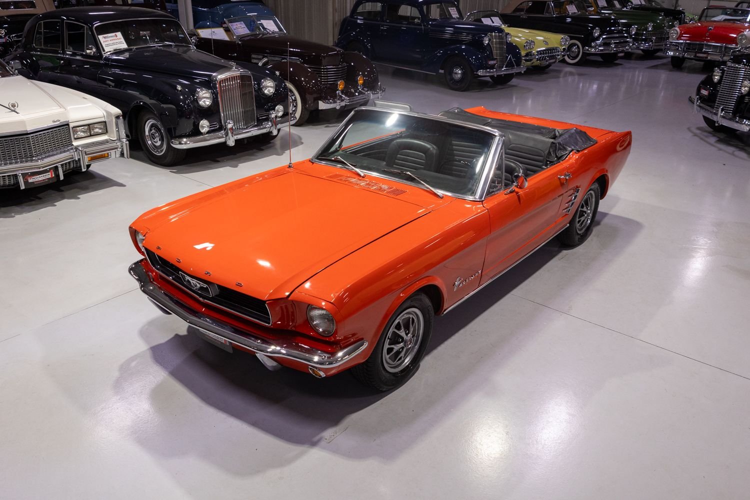 1966 Ford Mustang Convertible in Poppy Red