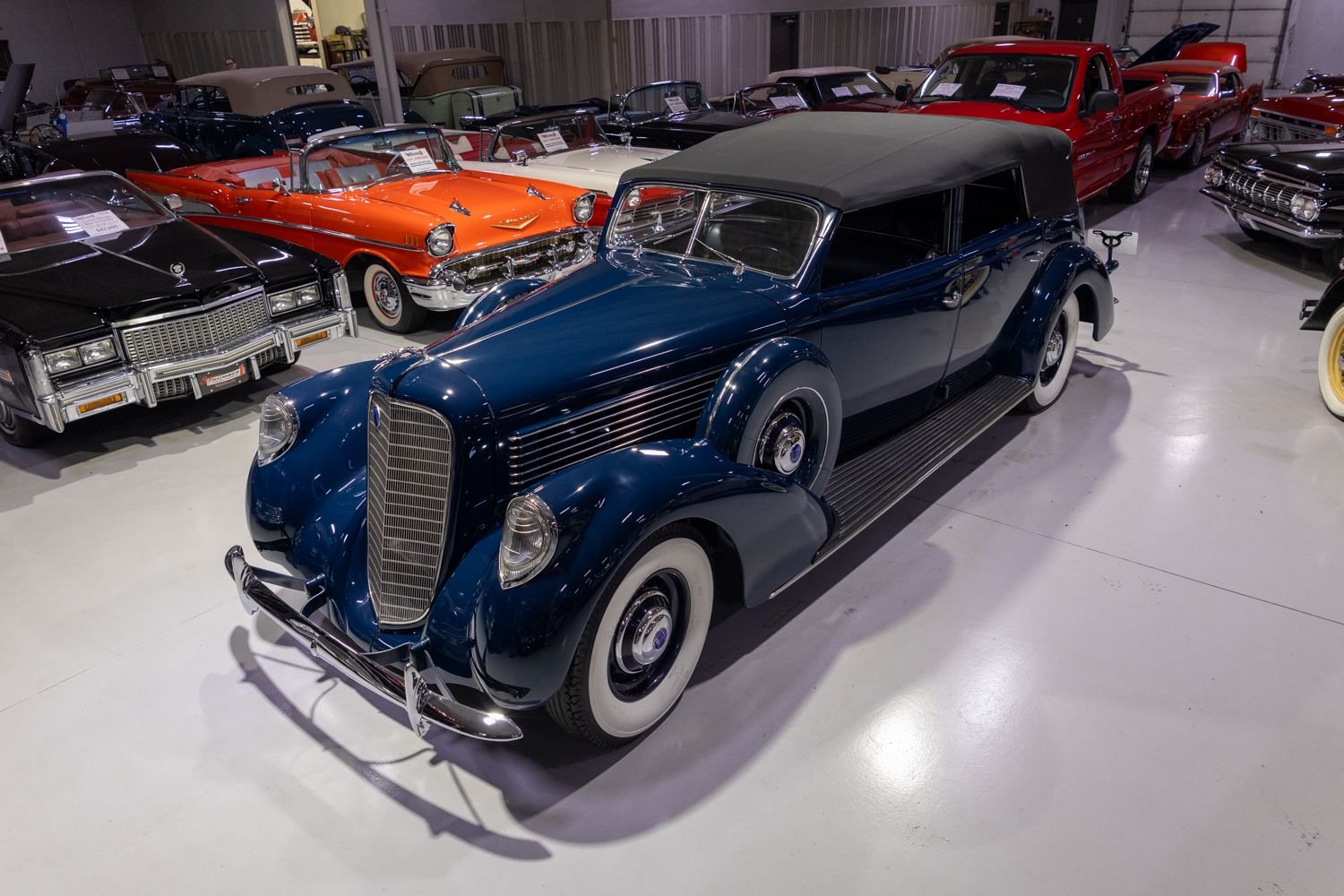 1939 Lincoln Model K 413-B Convertible Sedan by LeBaron in Zephyr Blue