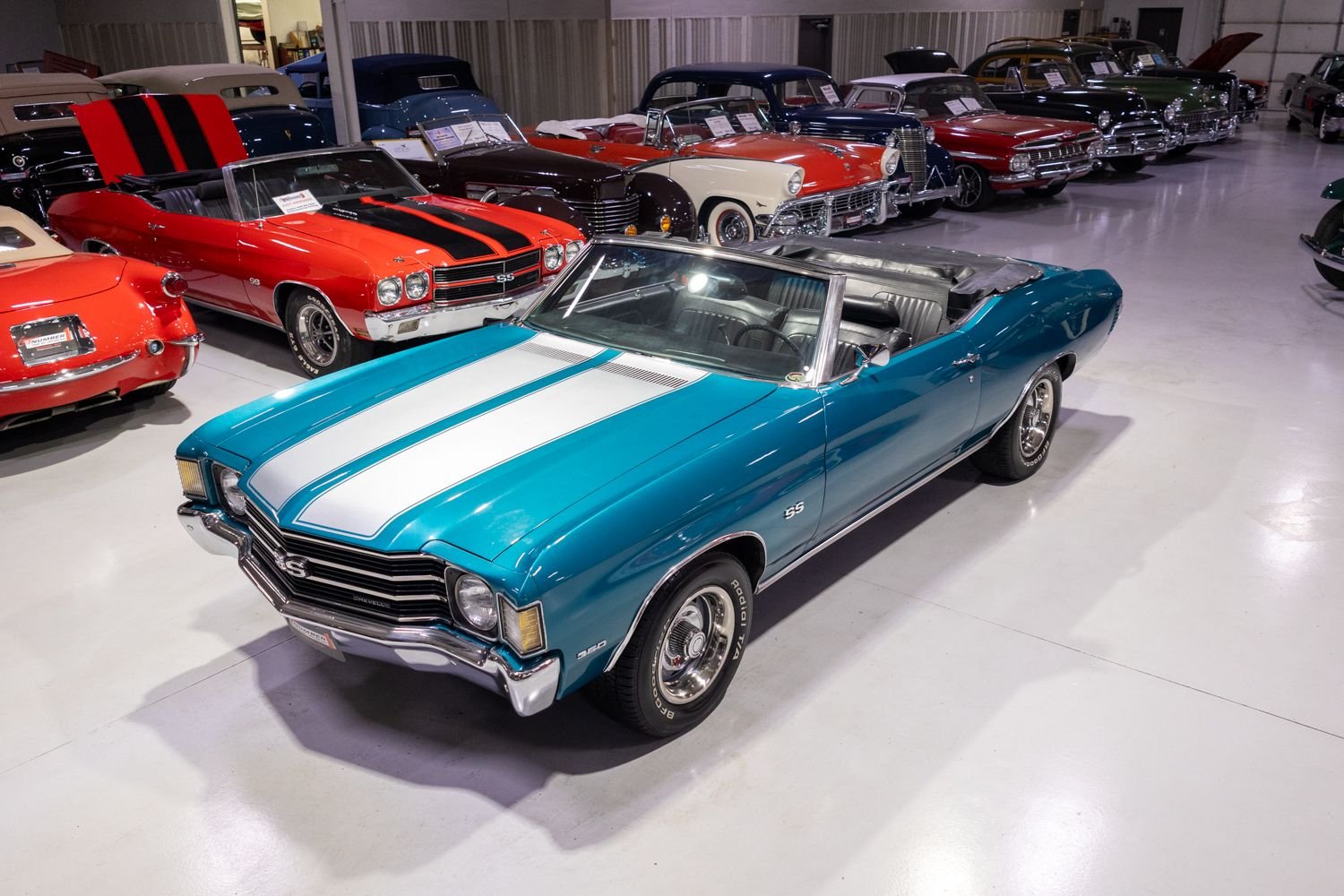 1972 Chevrolet Chevelle Convertible in Teal Blue Metallic